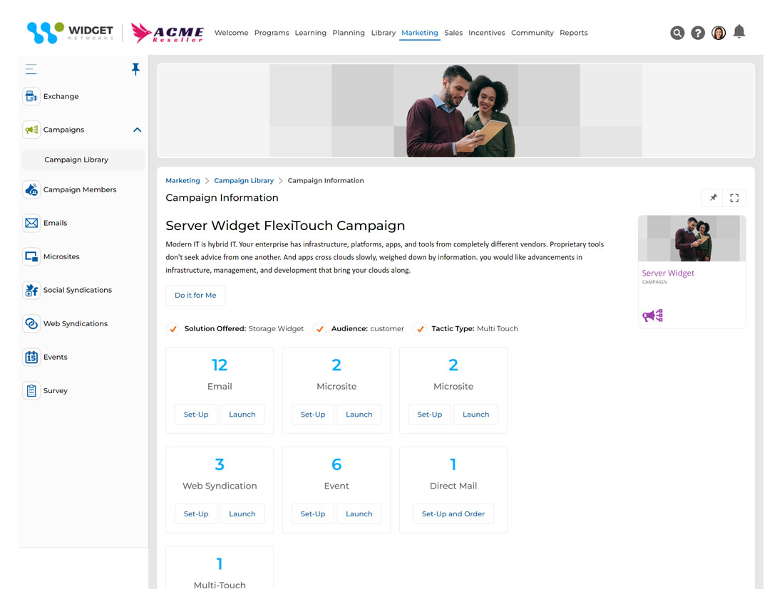 screenshot of ZINFI?? Partner Relationship Management